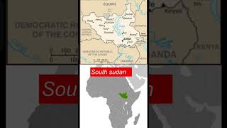 south sudan  map and city with famous| world map of countries|# countries map|# famous countries