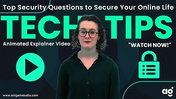 Top Security Questions to Secure Your Online Life | Animated Explainer Video by anigem Studio