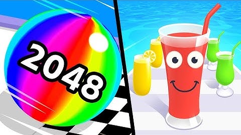 ➡️⏭️Ball Run 2048🆚Juice Run 3D Max Level Gameplay Walkthrough!! 4K Nr 43