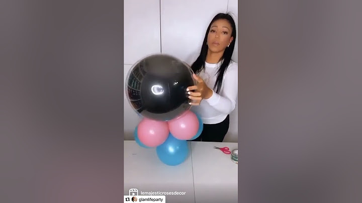 💙💜Baby Gender Reveal - ¡Explotar un globo dentro de otro!💙💜💙💜
