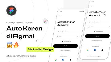 Desain Halaman Login & Register di Figma ✨ Simple Tapi Profesional!