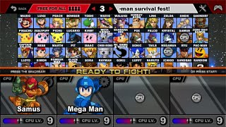 Super Smash Flash 2 - v1.3 Battle #85 Samus vs Mega Man