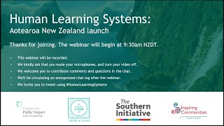 Human Learning Systems - Aotearoa New Zealand Launch