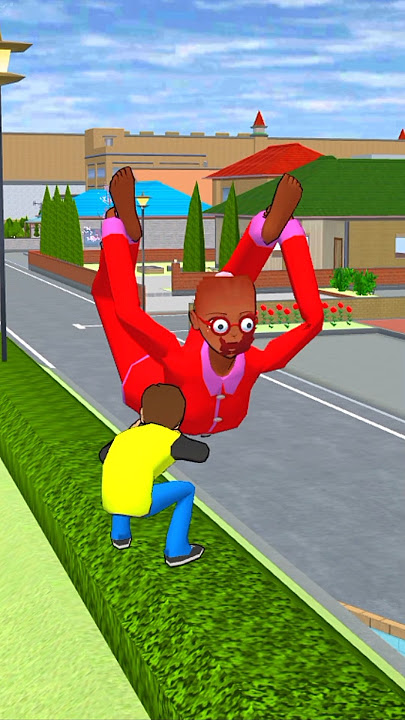 The Bald Giant Is Coming 😲👣#sakuraschoolsimulator #animation #memes #monster #shortvideo