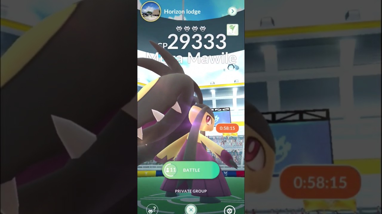 Shiny Mega Mawile debut in Pokemon go.