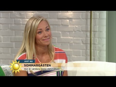 Frida Hansdotter: "Häftigt att kunna säga att jag är bäst i världen" - Nyhetsmorgon (TV4)