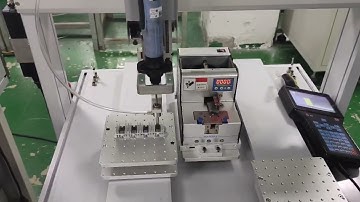 Automatic heatsink assembly, Robotic screwdring for assembly process, Automated screwdriver system