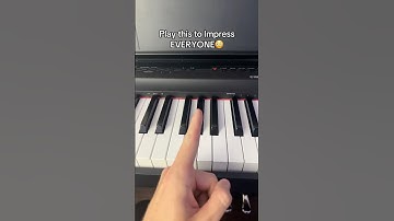 How to Impress EVERYONE on the Piano #easy #piano #tutorial