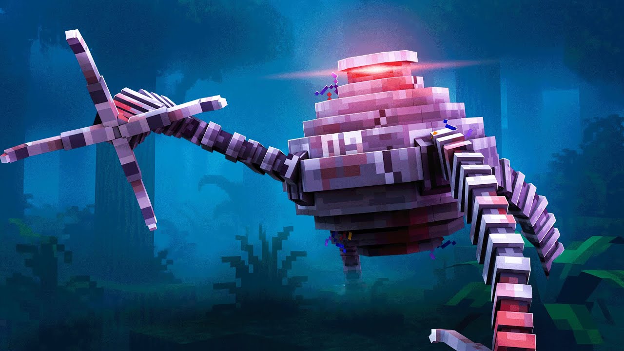 Hunting Minecraft's BIGGEST Robot.. The Omnidroid