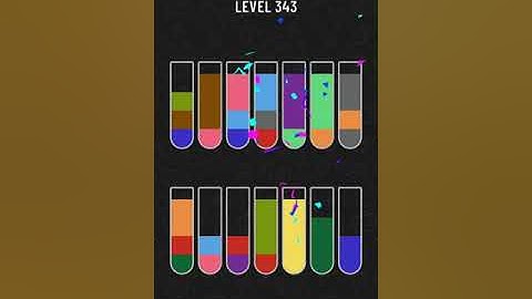【Water Sort Puzzle】 Level 343