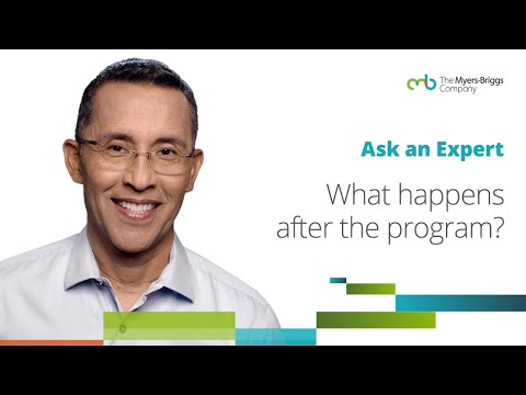 Ask an Expert - What happens after the program? | MBTI® Certification Program