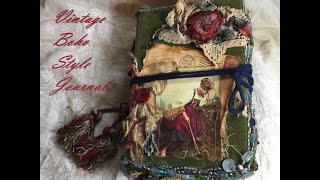Vintage Bohemian Journal ~ Huge Grungy Type ~ Boho ~Junk Journal (Sold)