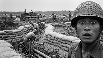 Japanese Soldiers Shocked Watching American Engineers Build Defensive Positions Faster Than Their