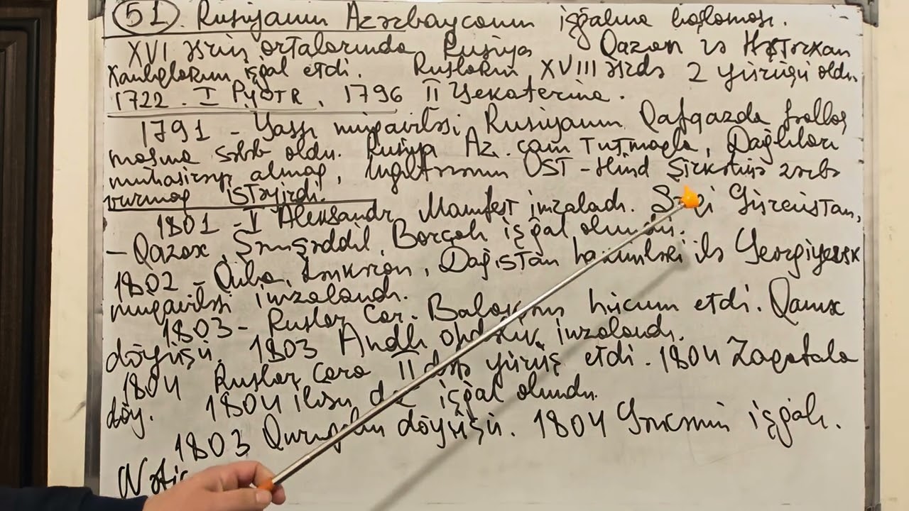 Rusiyanın Azərbaycanın işğalına başlaması #tarixhazirligi #tarixdərsləri #tarixmüəllimi#tarixmiq