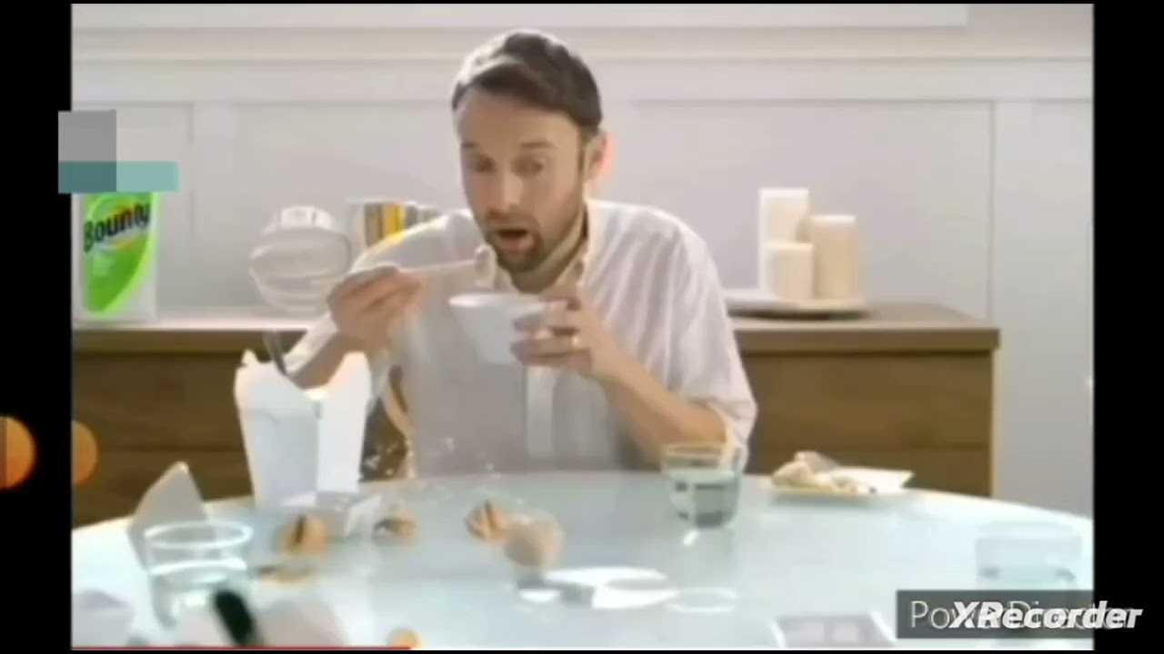 Bounty Paper Towels Chopsticks Commercial (2018) (15 Second Version, Recreation)