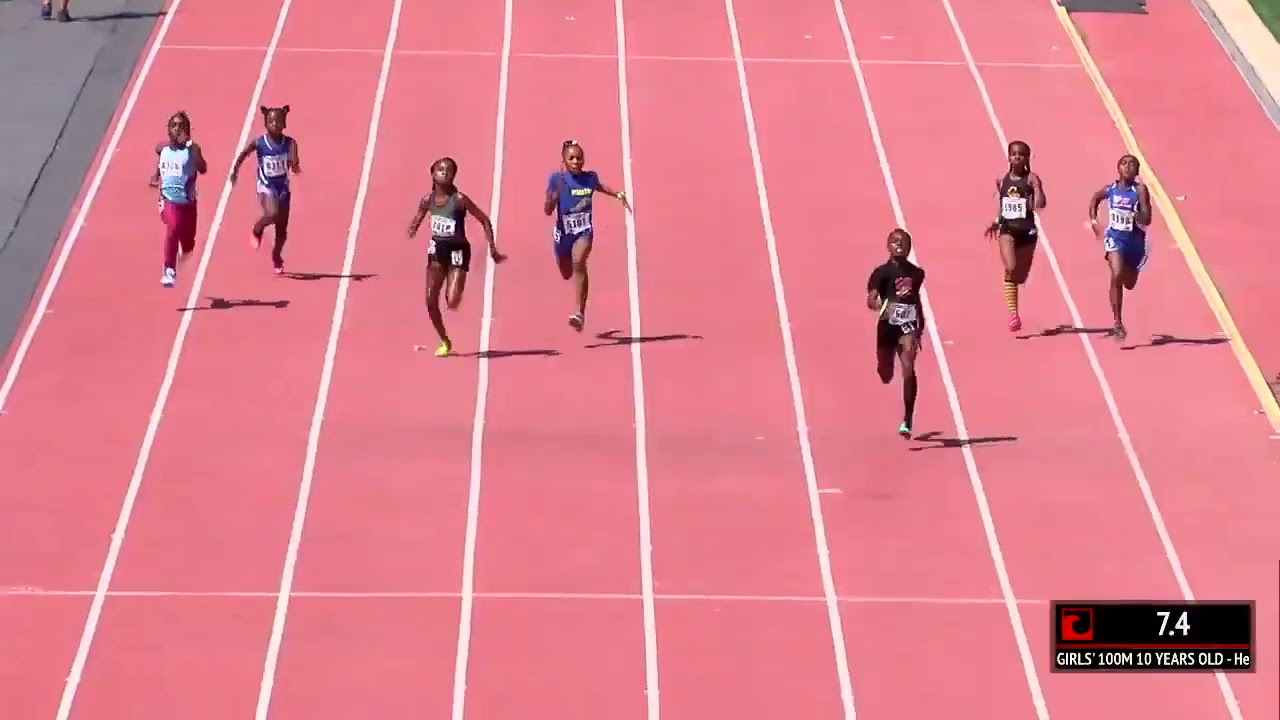 10YearOld Goes Sub13 In The 100m! YouTube