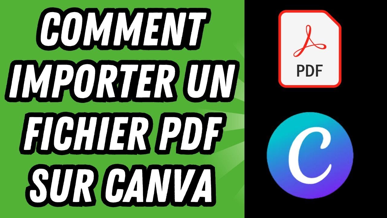 Comment importer un fichier PDF sur Canva (GUIDE COMPLET) - YouTube