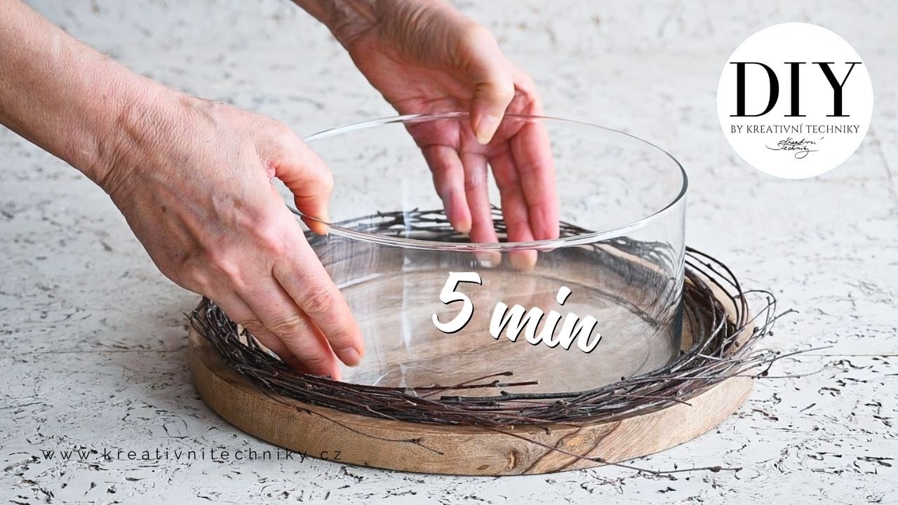 Velikonoční dekorace na stůl za 5 min: Velmi jednoduchá a efektní 💛 DIY