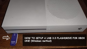 How to set up a USB 3.0 Flash Drive for XBOX One