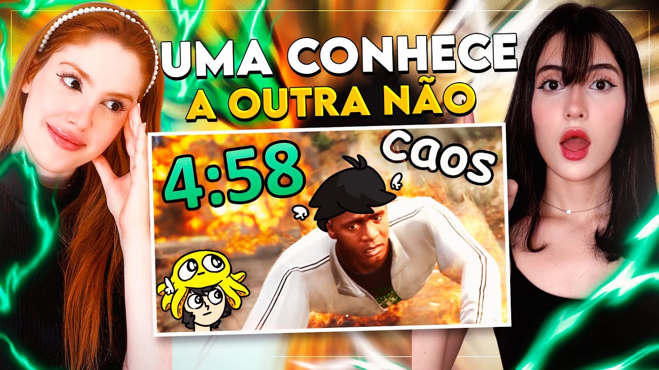 REACT | CONHECENDO SAIKO: tentando sobreviver 5 minutos no CAOS do gta V | CR Reacts