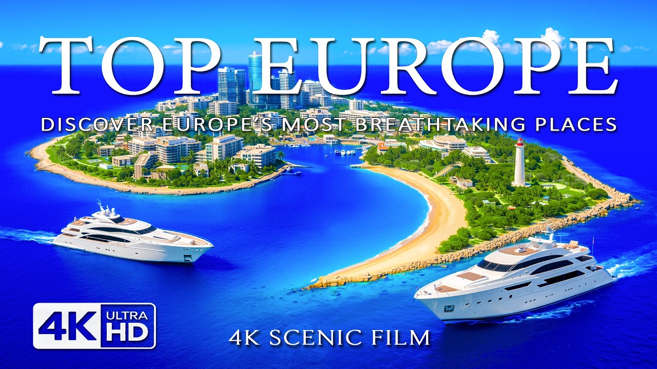 [4K] Главные чудеса Европы 2026 | Альпийские вершины, средиземноморское побережье и города вне време