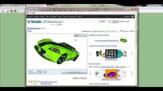Google Sketchup: How To Get Objects From The 3D Warehouse