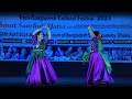 Bharat sanskriti yatra 2024  bangladesh  hams dance performance by  adritanaya saha at bsa