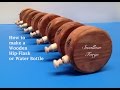 How to make a Wooden Water Bottle or Hip Flask for reenactment, steampunk, Larp or cosplay