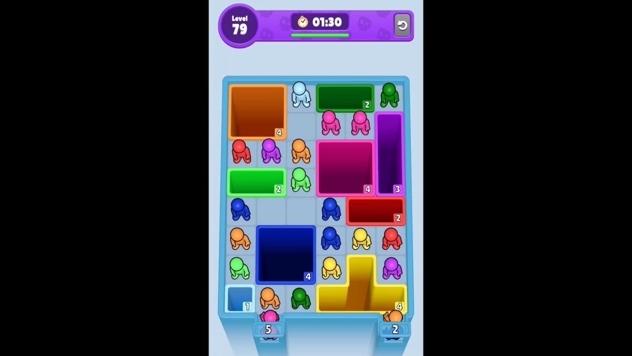 Drop Away: Color Puzzle - Levels 71-80 - YouTube