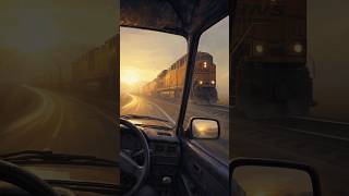 How Perspective Tricks Your Brain When You See a Train #shorts