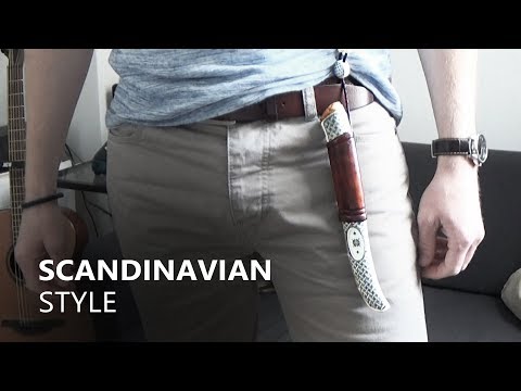 Scandinavian Knife By The Swedish Maker Lars Feddersen Form Function Perfect Balance