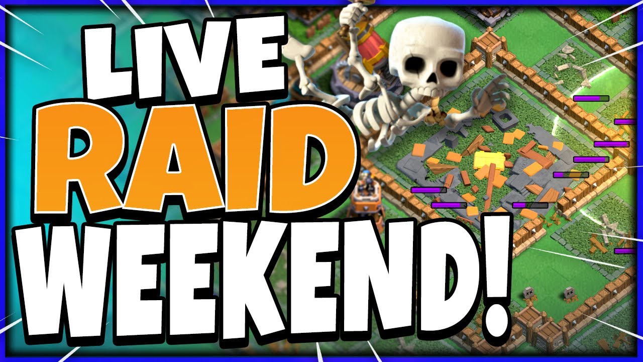 Taking Down a FULL RAID LIVE (Clash of Clans)