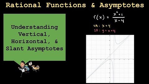 Algebra 2: Rational Functions and 3 Types of Asymptotes