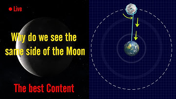 Why do we see only one side of the moon always?  | Synchronous Rotation | #tidal Locking
