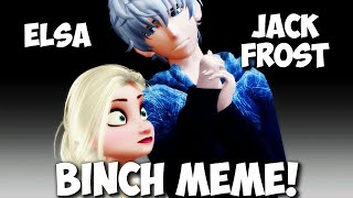 Mmd Frozen 2 Binch Meme - 10 Minutes Jelsa Elsa And Jack Frost Funny Animated Cartoon Ii Disney