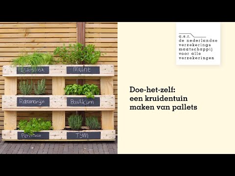 Video: Informatie over doe-het-zelf kruidenmuren - Tips voor het maken van verticale kruidentuinplanten