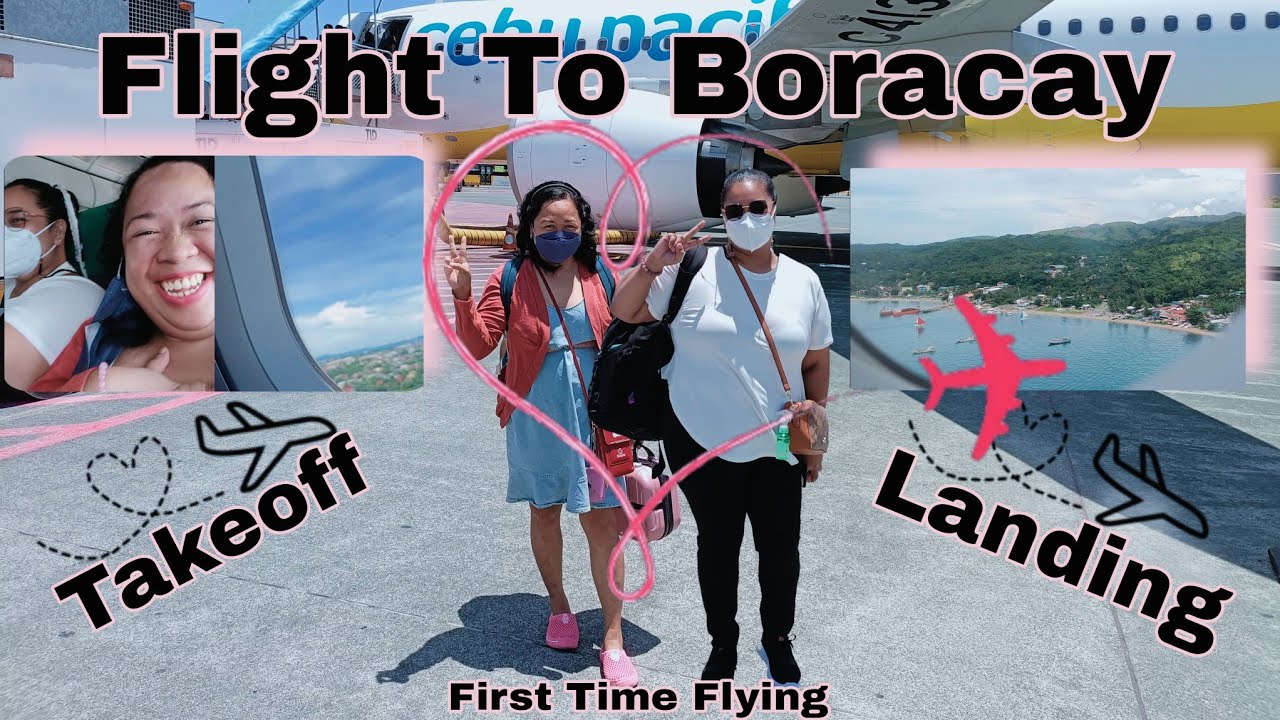 Flight To Boracay | First Time Flying | Takeoff Landing | @ShamVillaflores Travel Philippines
