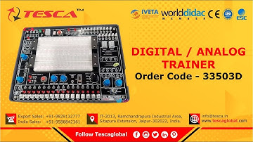Digital / Analog Trainer | BreadBoard Trainers || Tesca 33503D