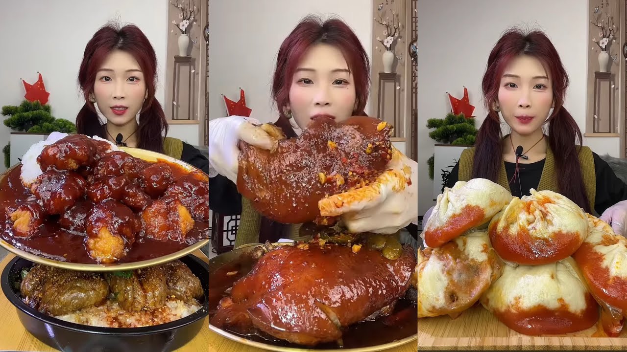 【ASMR】【MUKBANG】東坡肉 BRAISED PORK BELLY | EATING SHOW |CHINESE MUKBANG |食べ |吃播 LOVE ASMR•JENNIE #咀嚼音