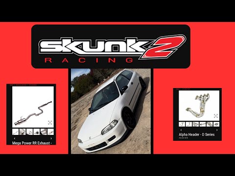 Honda Civic Eg gets Skunk2 alpha header & Skunk2 mega power RR exhaust install