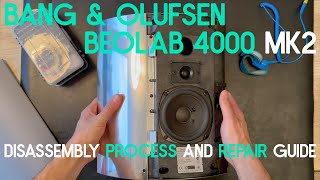 Bang & Olufsen Beolab 4000 MK 2 Disassembly process and Repair guide