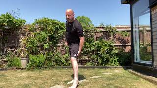 Dynamic Walking Hamstring Stretch