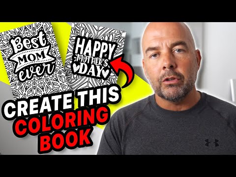 Create a KDP Coloring Book Interior FAST - Popular Niche