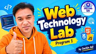 Details WEB Technology Lab | Program 1| VTU BCSL504 | SAcademy | Sachin Adi News
