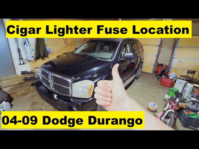 2005 dodge durango cigarette lighter fuse Cigarette Lighter Fuse Location Dodge Durango 04 05 06 07 08 09 2004 2005  2006 2007 2008 2009