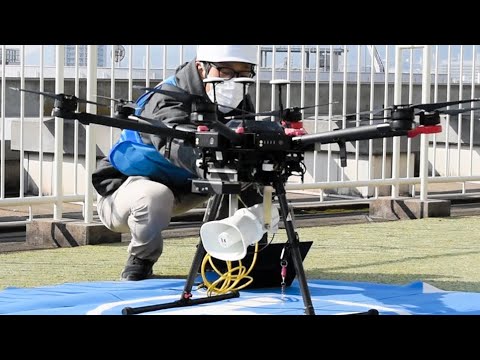 Using Drone with Speaker to Guide Stranded Commuters: Disaster