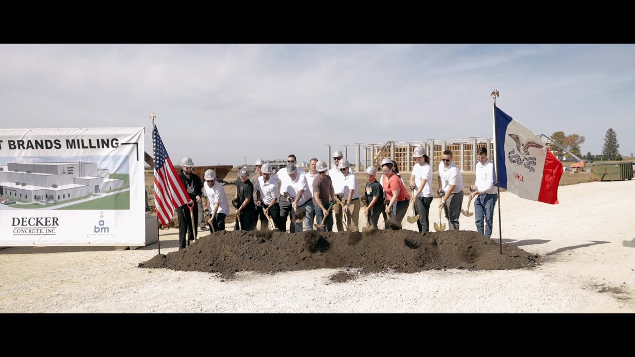 Ground Breaking Ceremony | Ancient Brands Milling | Dyersville, IA