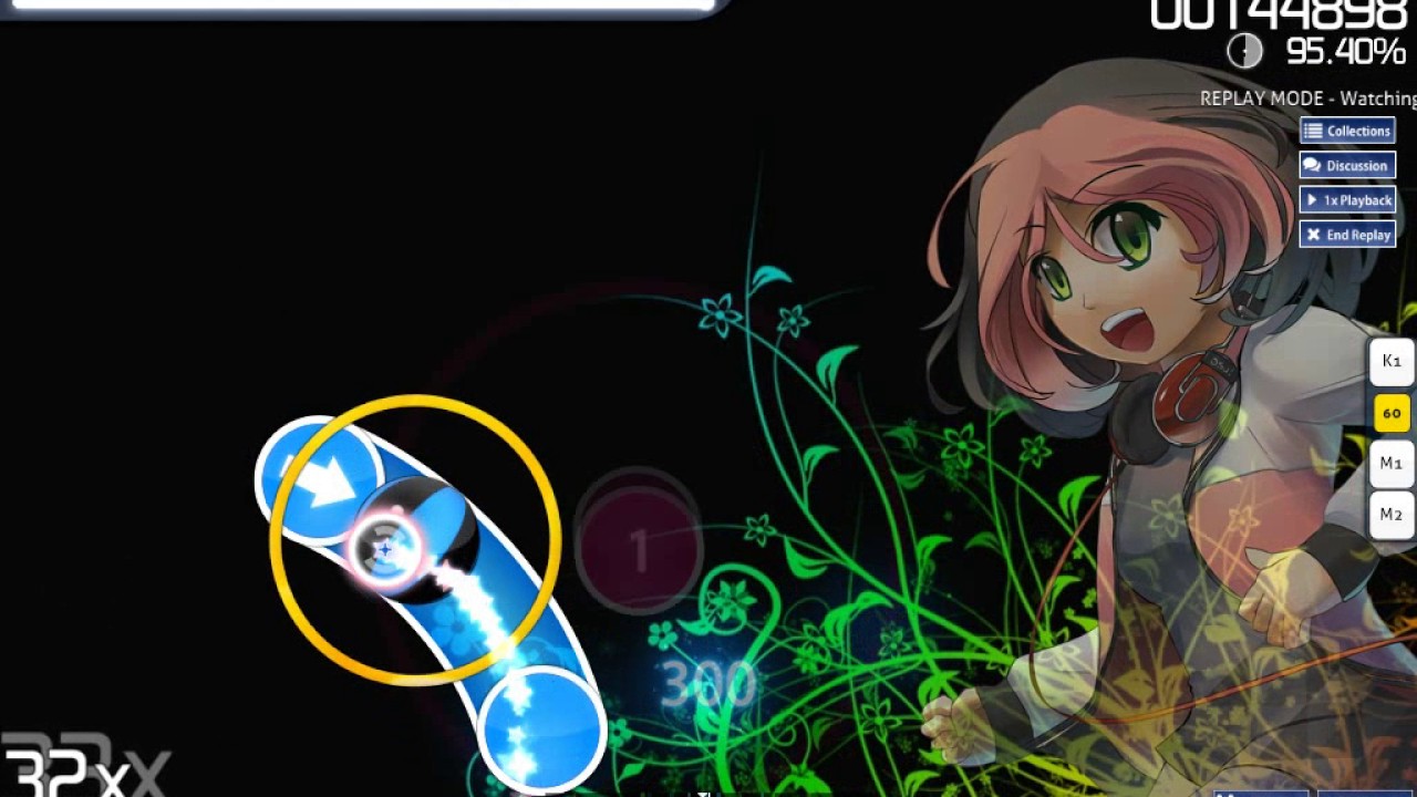 【遊戲】OSU音樂遊戲 FLOWER 押忍模式 YouTube