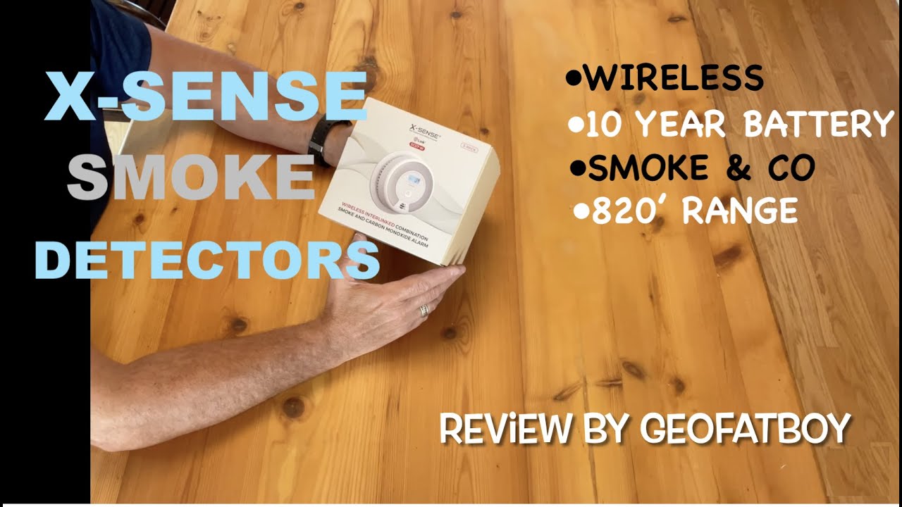 X-Sense Smoke and Carbon Monoxide Detector Combo, Wireless Interconnected  Combination Smoke and Carbon Monoxide Detector with LCD Display & 10-Year