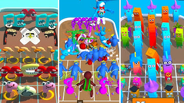 Merge Alphabet Lore Run, Merge Alphabet Number Run Vs Number Cube ⭐ Merge Simulator Battles